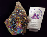 Titanium Aura Quartz Specimen