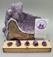 Amethyst Sacred Geometry Set with Case