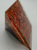 Chakra Stone in Orgonite Pyramid