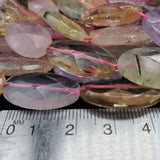 Faceted Multistone Crystal Bead