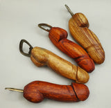 Penis Bottle Opener Teak Wood Carvings