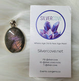 Labradorite in Sterling Silver Pendant