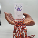 Carnelian Bead (4mm) Round Strand