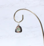 Rough Moldavite in .925 Sterling Silver Pendant