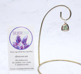 Rough Moldavite in .925 Sterling Silver Pendant