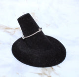 Sapphire Ring in Sterling Silver (Size 5.75)