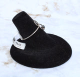 Sapphire Ring in Sterling Silver (Size 6)