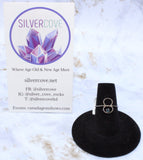 Sapphire Ring in Sterling Silver (Size 6)