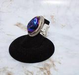 Aura Druzy Ring (Size 5.25)