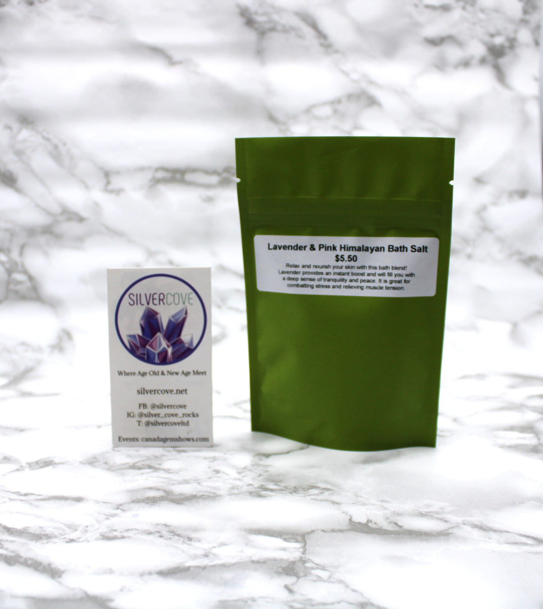 Premium Quality Himalayan Pink Bath Salt With Lavender Silver Cove