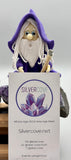 Hand Crafted Wizard Figure On Amethyst Base