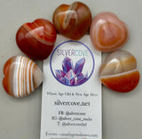 Carnelian Heart Carving