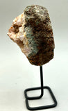 Pink Amethyst Slab On Stand