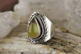 Amber Ring Size 7