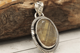 Rutilated Quartz Pendant