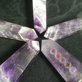 Chevron Amethyst Chakra Pendant