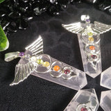 Rose Quartz Angelic Double Helix