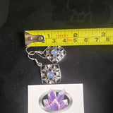 Ethiopian Opal in Sterling Silver Earrings CLOSEOUT