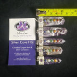 Chevron Amethyst Chakra Pendant