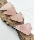 Rose Quartz Point Pendulum