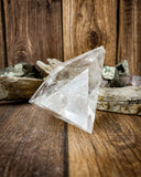 Triangle Carving (Clear Quartz)