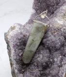 Labradorite Chakra Pendant Sterling Silver