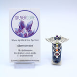 Sodalite Winged Chakra Pendant