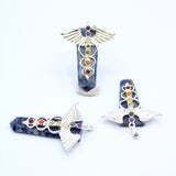 Sodalite Winged Chakra Pendant