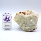 Sulfur in Quartz Clustered Specimen