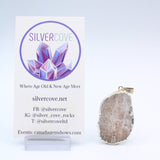 Silver Amethyst Cluster Pendants