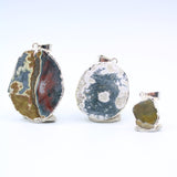 Silver Plated Amethyst Druzy Pendants