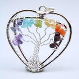 Chakra Heart Tree of Life Pendant