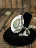 Tugtupite Disk Ring Size 10