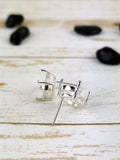 Sterling Silver Earring Settings Pair