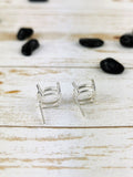 Sterling Silver Earring Settings Pair