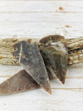 Carved Jasper Arrowheads, Grey