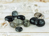 Tourmilated Quartz Cabochons, 4pc & 10pc lots