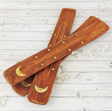 Wooden Incense Holder, Moon