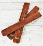 Wooden Incense Holder, Moon