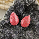 Semi-Matched Cabochon Pairs, Thulite