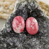 Semi-Matched Cabochon Pairs, Thulite