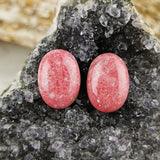 Semi-Matched Cabochon Pairs, Thulite