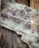 Amethyst Pear Facet, 5x3mm