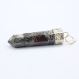 Canadian Staurolite, Garnet, Mica Schist Pendant