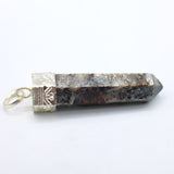 Canadian Staurolite, Garnet, Mica Schist Pendant
