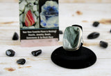 Seraphinite Ring Size 7