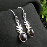 Pink Tourmaline in Sterling Silver Earrings (3.2 g)