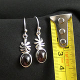 Pink Tourmaline in Sterling Silver Earrings (3.2 g)
