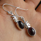 Pink Tourmaline in Sterling Silver Earrings (3.2 g)