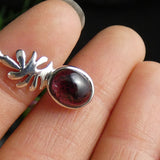 Pink Tourmaline in Sterling Silver Earrings (3.2 g)